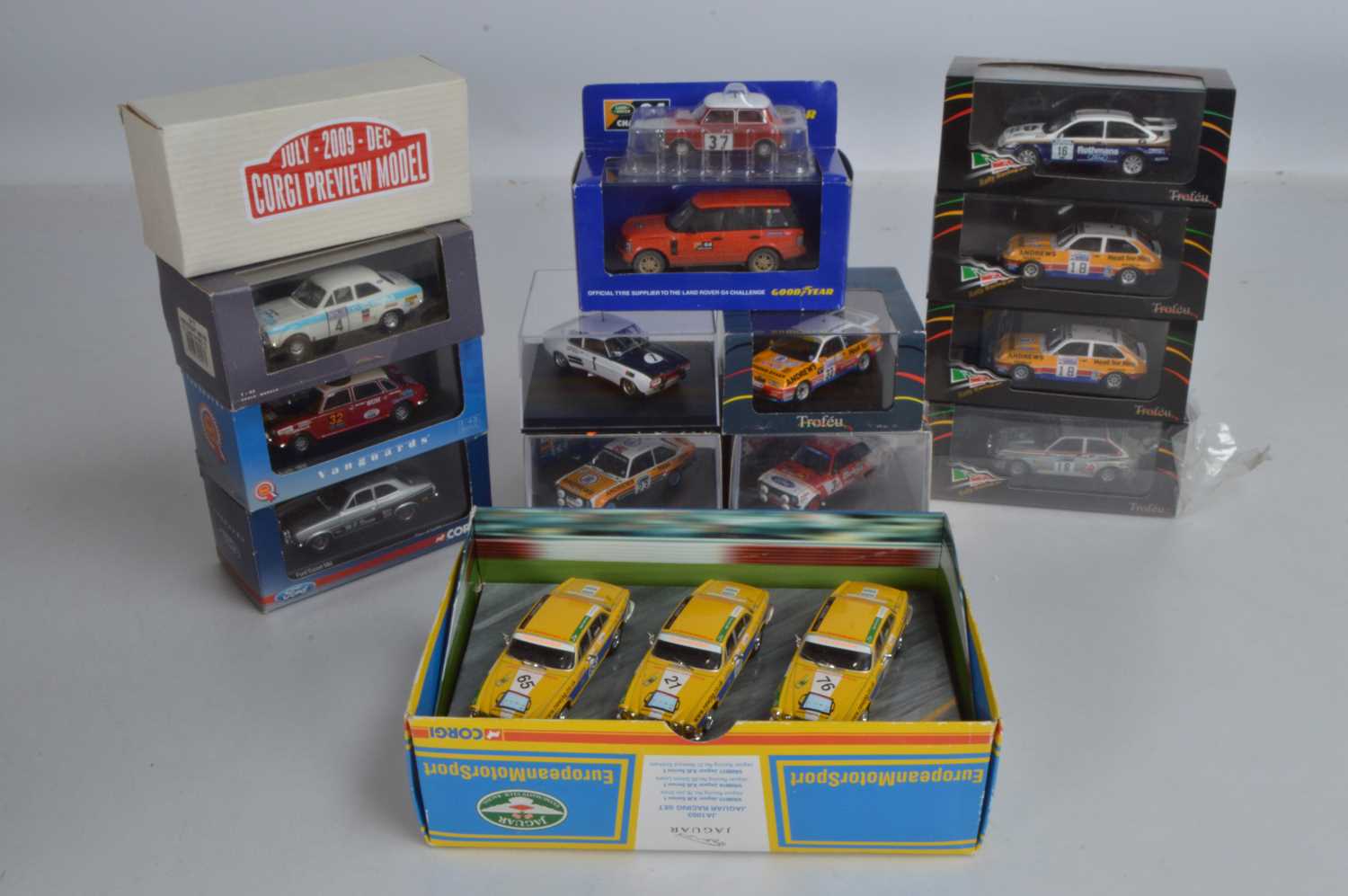 Lot 57 - Modern Diecast Vintage and Modern Rally Cars British and Fords (15)