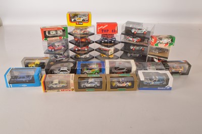 Lot 58 - Modern Diecast Vintage and Modern International Rally/Competition Cars (30)