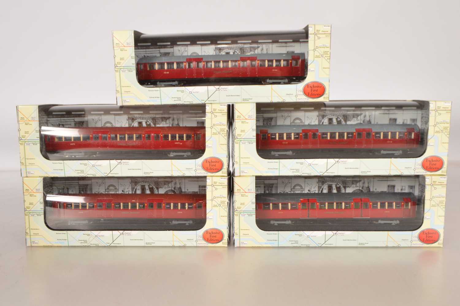 Lot 82 - Exclusive First Editions 1:76 Scale London Tube Stock (5)