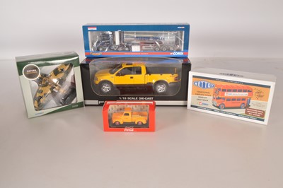 Lot 84 - Modern Diecast Vehicles Aircraft and a Corgi Mettoy Clockwork Bus (5)