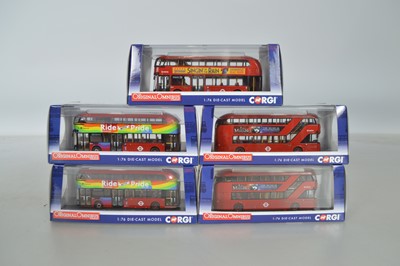 Lot 86 - Corgi Original Omnibus 1:76 Scale New Bus For London (5)