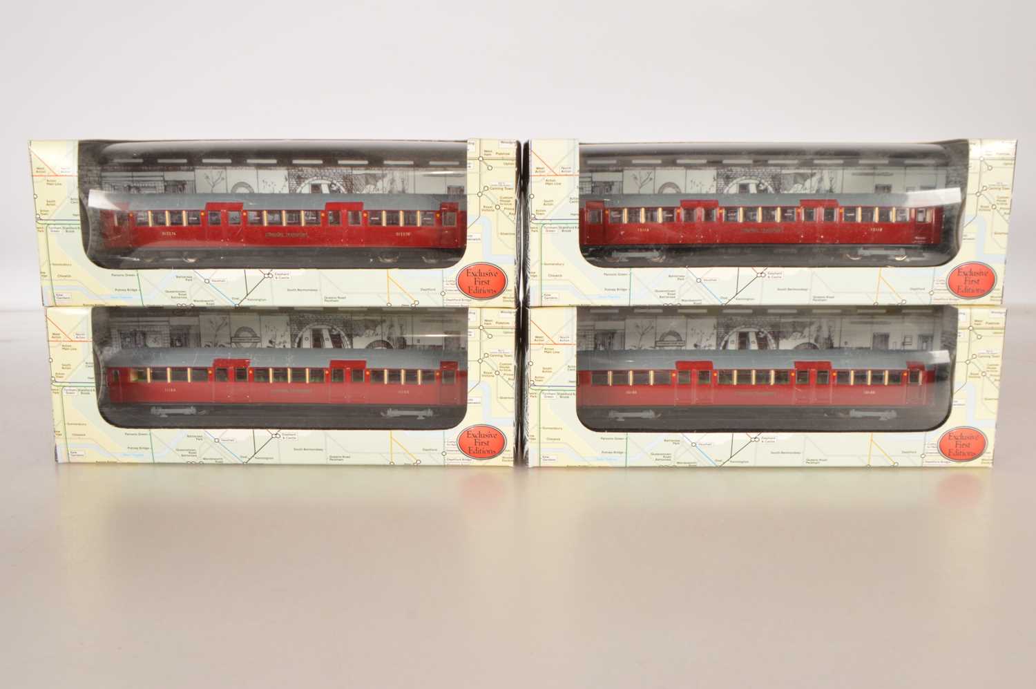 Lot 88 - Exclusive First Editions 1:76 Scale Northern Line 1938 London Tube Stock (4)