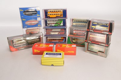 Lot 91 - Modern Diecast 1:76 Scale North Eastern Vintage and Modern Buses (17)