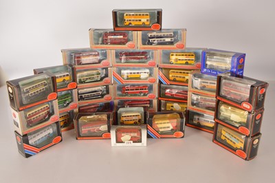 Lot 93 - Exclusive First Editions 1:76 Scale Vintage and Modern Mainly North Eastern Buses (32)