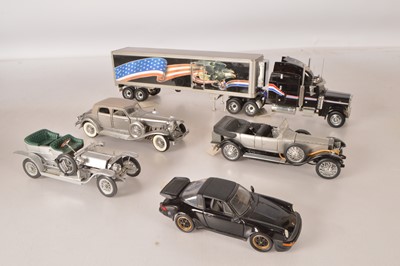 Lot 115 - Franklin Mint Vintage and Modern Private and Commercial Vehicles (5)