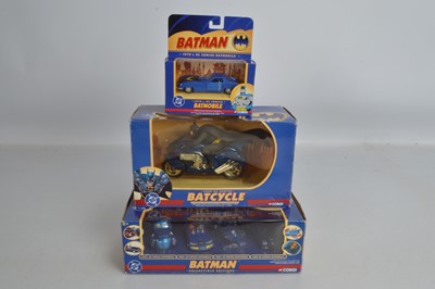 Lot 131 - Corgi Modern Diecast Batman Vehicles (3)