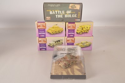 Lot 140 - Corgi Diecast Military Vehicles WWII (6)