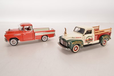 Lot 151 - Franklin and Danbury Mint 1:24 Scale 1950s American Pick Ups (2)