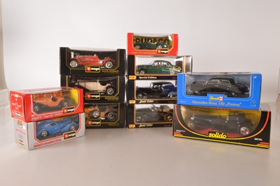 Lot 156 - Modern Diecast 1:18 and 1:24 Scale Pre and Postwar Cars (11)