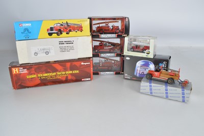 Lot 183 - Modern Diecast Vintage Fir Engine Models (10)