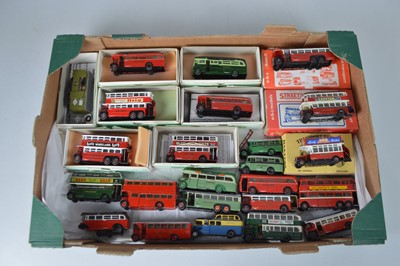 Lot 191 - White Metal Kit Built 1:76 Scale Vintage Public Transport Models (24)