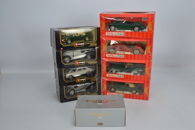 Lot 211 - 1:18/1:16 Scale Pre War and Later Cars (9)