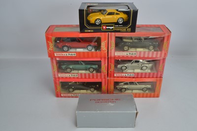Lot 212 - 1:18/1:16 Scale Modern Porsche (8)