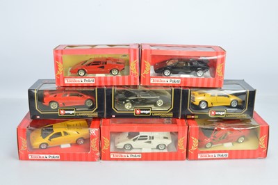 Lot 214 - 1:18/1:16 Scale Modern Lamborghinis  (8)