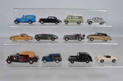 Lot 231 - White Metal and Resin 1:43 Scale Pre and Postwar Cars (9)