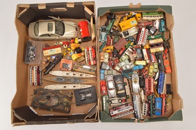 Lot 245 - Matchbox EFE Budgie  Classix and many other assorted Vehicles and ships (70+)
