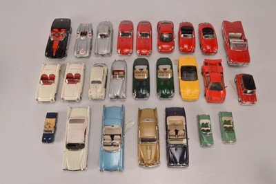 Lot 253 - Franklin Mint and other 1/24 and 1/43 scale Cars  1950s-1970s (25)