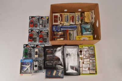 Lot 254 - Schuco Wiking and other Diecast and plastic vehicles and aeroplanes (50+)