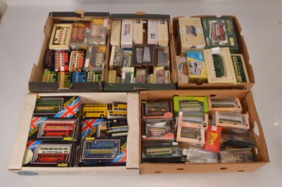 Lot 255 - Corgi Solido EFE Corgi 1/50 and 1/76 diecast buses with other vehicles (100+)