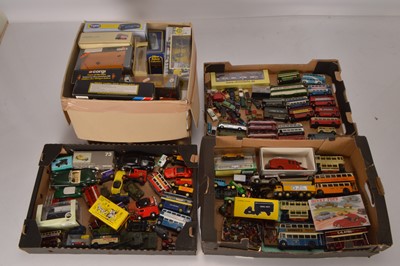 Lot 257 - Quantity of assorted diecast vehicles and white metal figures in different scales (100+)