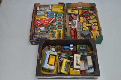 Lot 261 - Corgi Cararama Shell and other assorted Diecast vehicles and street furniture ( 80 approx.)