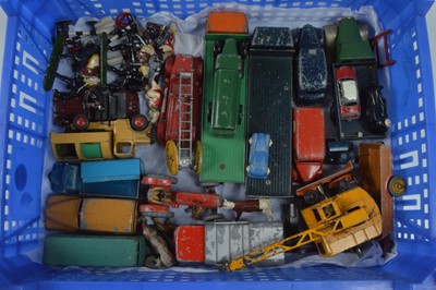 Lot 283 - Postwar Playworn Diecast Vehicles and Figures (30+)