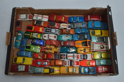 Lot 298 - Postwar Playworn Corgi and Dinky Diecast Cars (50)