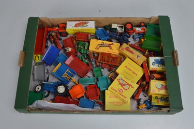 Lot 304 - Postwar Unboxed/Repainted/Playworn Diecast Farm Vehicles and Accessories (35+)