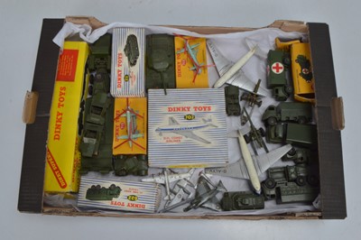 Lot 313 - Postwar and Later Playworn Military Diecast Vehicles and Aircraft (24)
