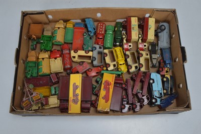 Lot 316 - Postwar Playworn/Repainted Small Diecast Commercial Vehicles (40+)