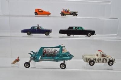 Lot 325 - Postwar Playworn Diecast TV Themed Models (6)