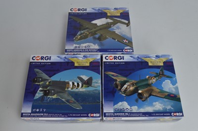 Lot 342 - Corgi Aviation Archive 1:72 Scale WWII Allied Aircraft (3)