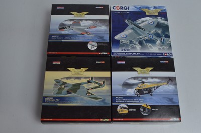 Lot 345 - Corgi Aviation Archive 1:72 Scale Postwar Aircraft  and Helicopter (4)