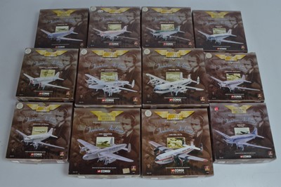 Lot 351 - Corgi Aviation Archive Frontier Airliners 1:144 Scale Aircraft (12)