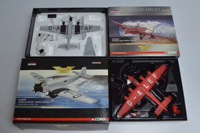 Lot 354 - Corgi Aviation Archive 1:72 Scale BA Junkers Ju52 and Berlin Airlift Handley Page Halifax (2)