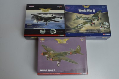 Lot 364 - Corgi Aviation Archive 1:72 Scale WWII German Aircraft (3)