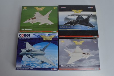 Lot 370 - Corgi Aviation Archive 1:72 Scale Eurofighter Typhoons (4)
