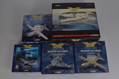 Lot 374 - Corgi Aviation Archive 1:144 Scale WWI and Later Military Aircraft (5)