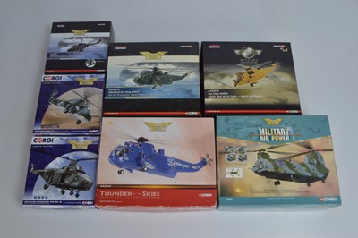 Lot 375 - Corgi Aviation Archive 1:72 Scale Military Helicopters (7)