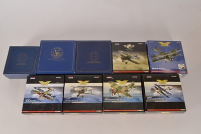 Lot 380 - Corgi Aviation Archive and Oxford Aviation WWI and Later Bi Planes (9)