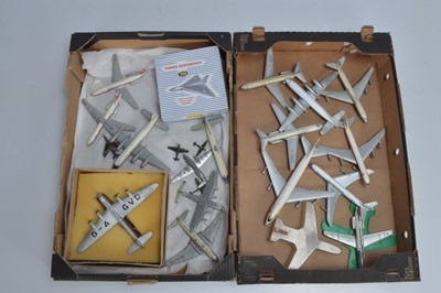 Lot 408 - Postwar Playworn Diecast Mainly Civil Aircraft Models (21)