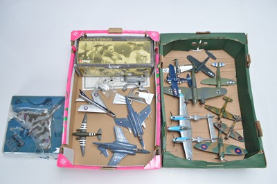 Lot 411 - Corgi Aviation Archive Military Aircraft Models All with Damage  (15 aircraft)