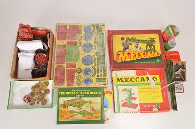 Lot 414 - Various 1950's-60's Meccano Sets and Accessories (qty)