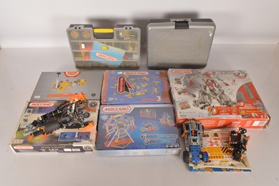 Lot 420 - Collection of mostly boxed Modern Meccano (9)