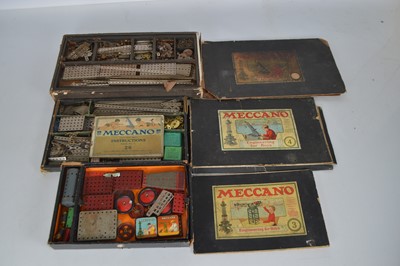 Lot 423 - Early Meccano Sets with  'Engineering for Boys' Labels (3)