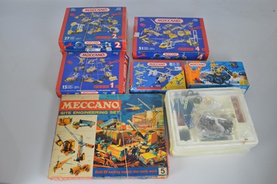 Lot 431 - Meccano 1960's Site Engineering Set and 1990's Sets (10)
