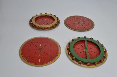 Lot 436 - Pair of Meccano Part No 167 unboxed Geared Roller Bearings (2)