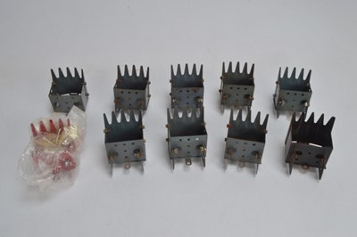 Lot 439 - Ten pre-war Meccano Part No 169 Digger Buckets (2)