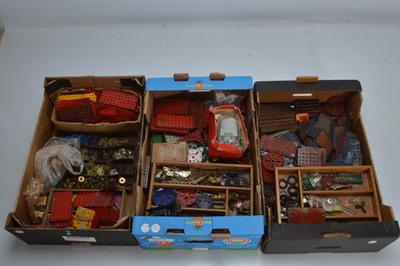 Lot 440 - Large quantity of mostly pre-war Meccano (large qty)