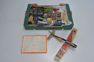 Lot 446 - Quantity of Meccano Aeroplane Constructor Parts including six Aero Tins (qty)
